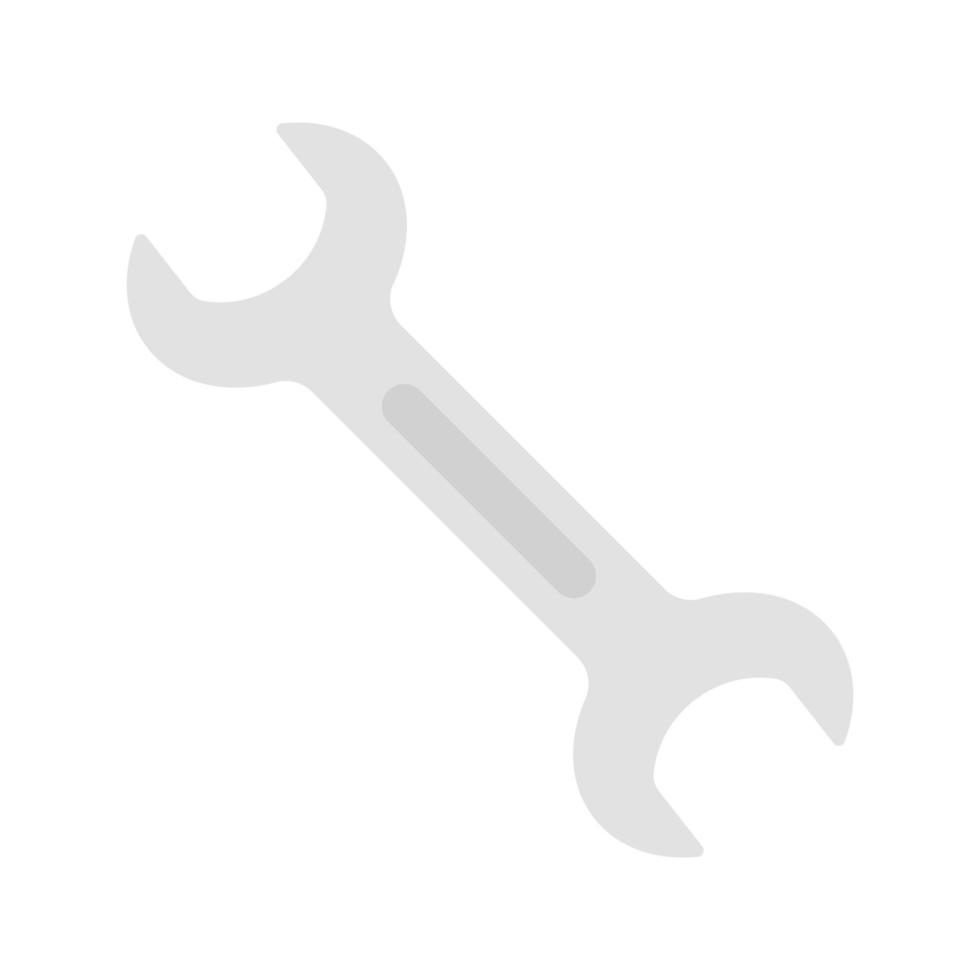 Spanner isolated on white background vector