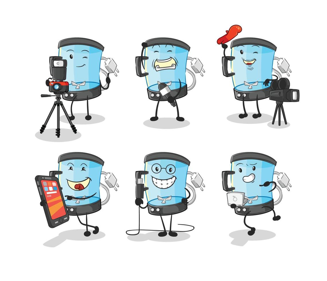 blender cute cartoon vector