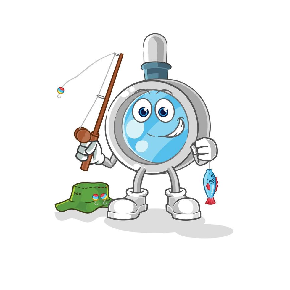 magnifying glass cartoon vector