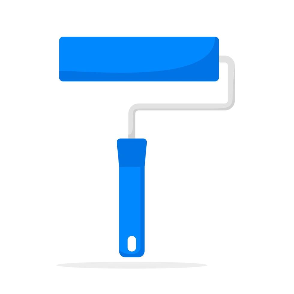 Paint roller isolated on white background vector