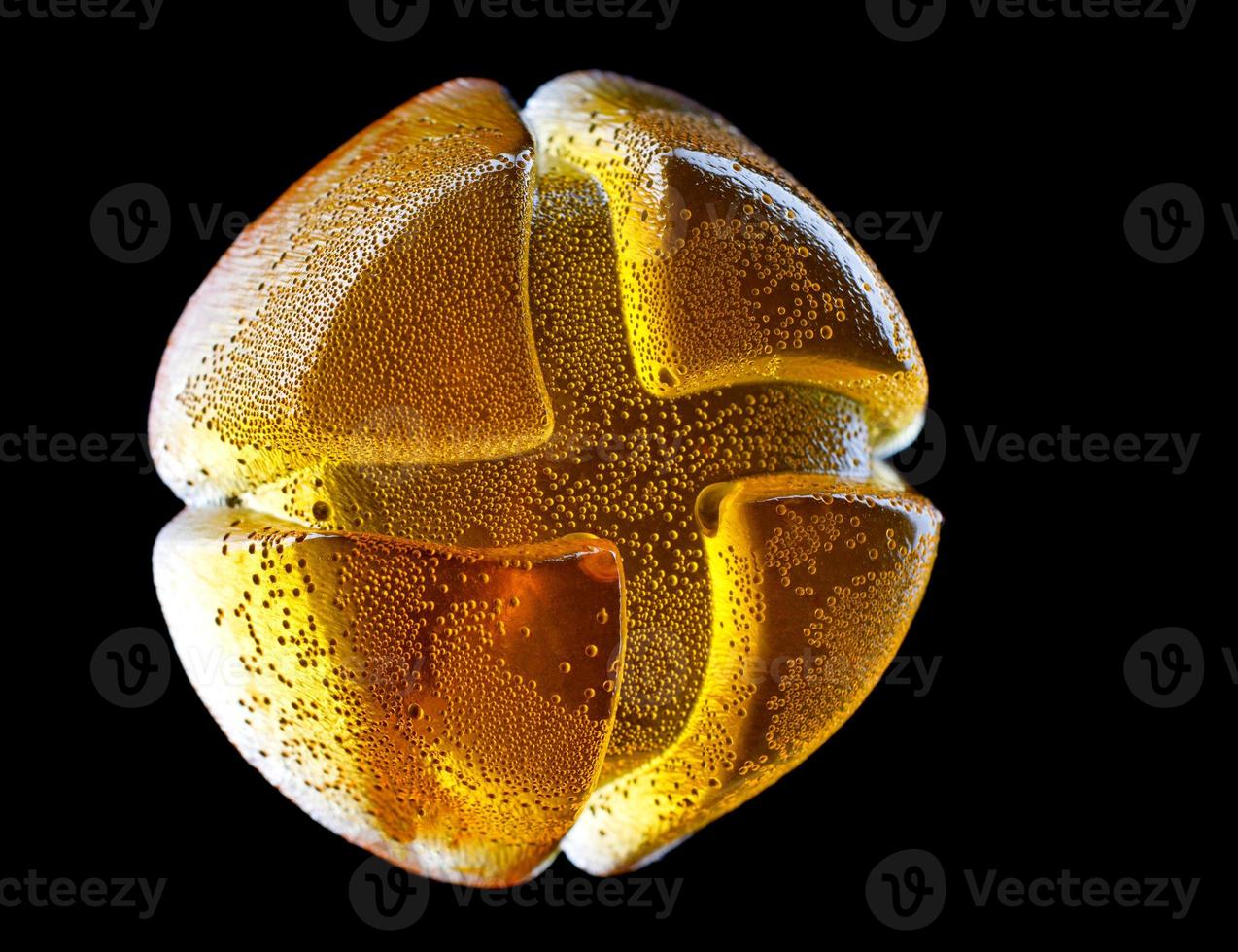 Beautiful yellow marmalade candy. delicious marmalade. photo