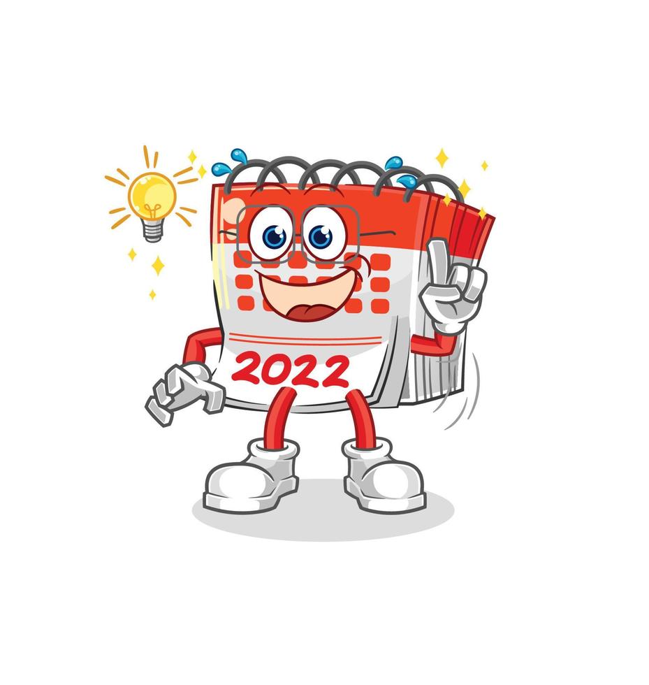 calender cartoon vector