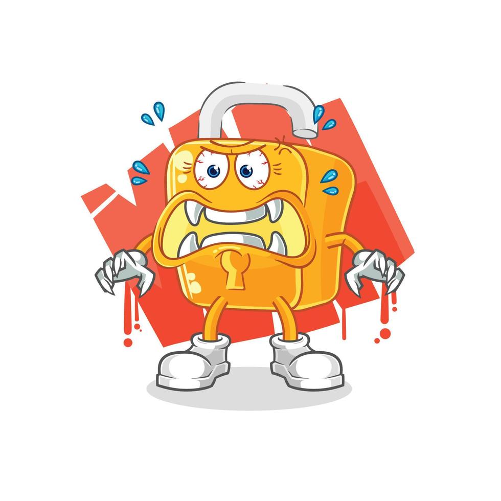 padlock character vector