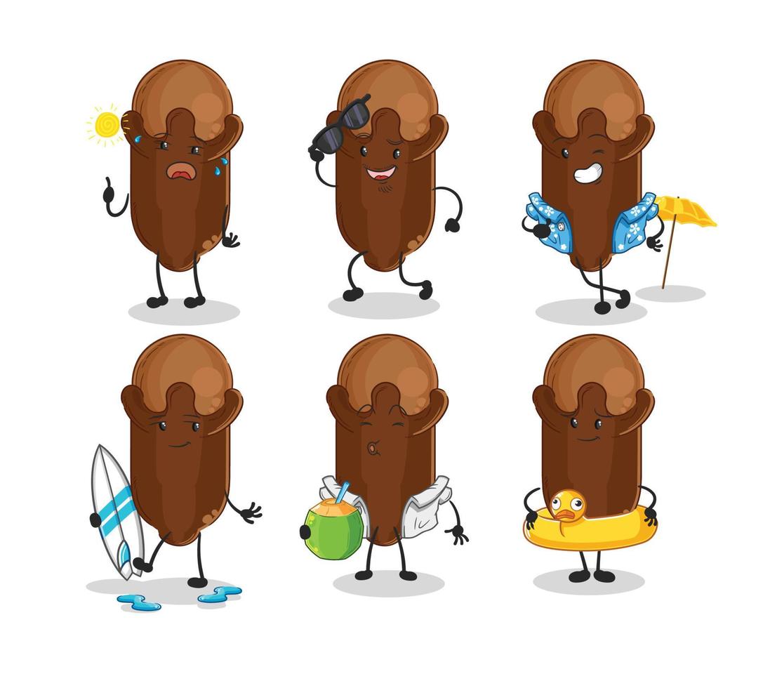 clove mascot vector