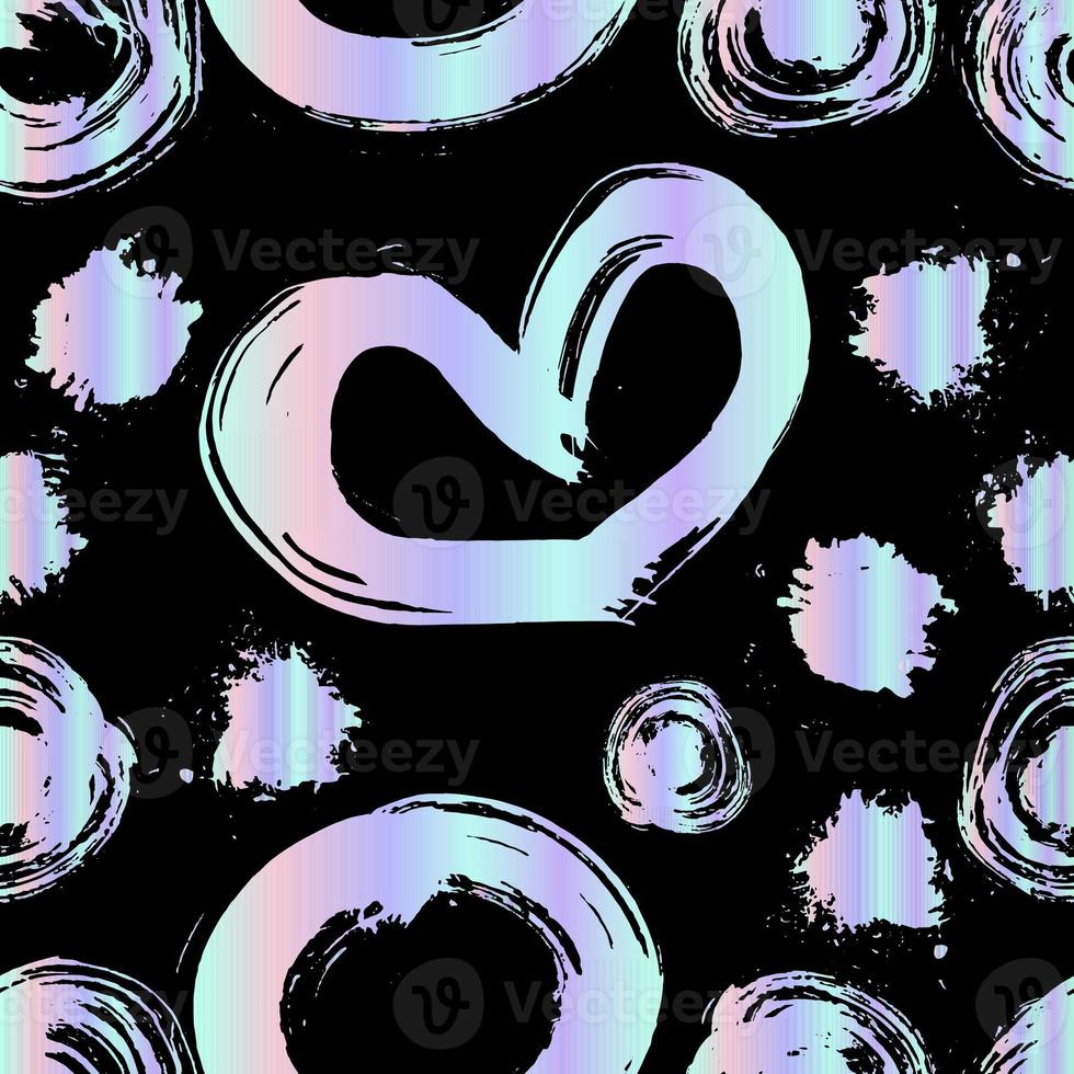 laser Abstract shapes Grunge texture seamless pattern Hand drawn various shapes and doodles. photo