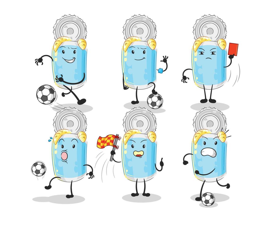 canned fish cartoon vector