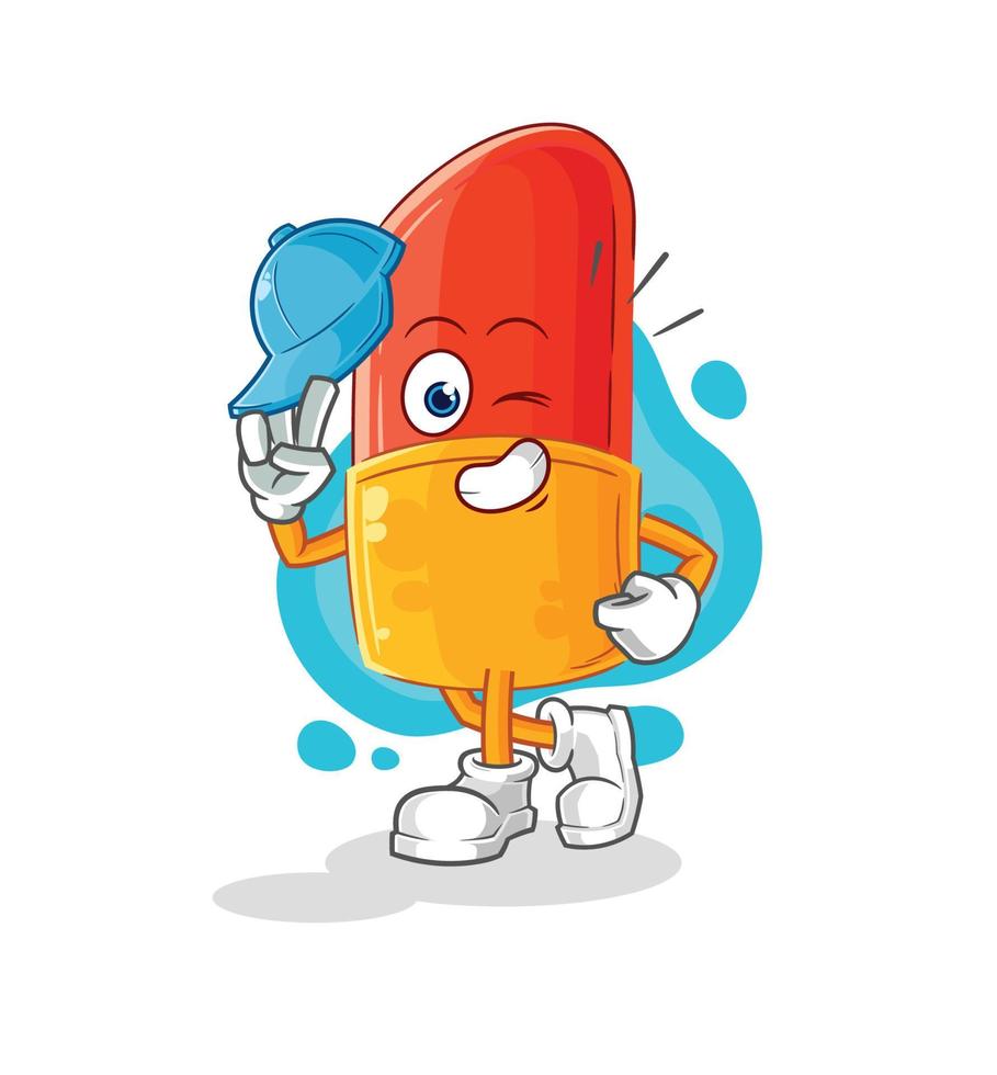 lipstick vector cartoon