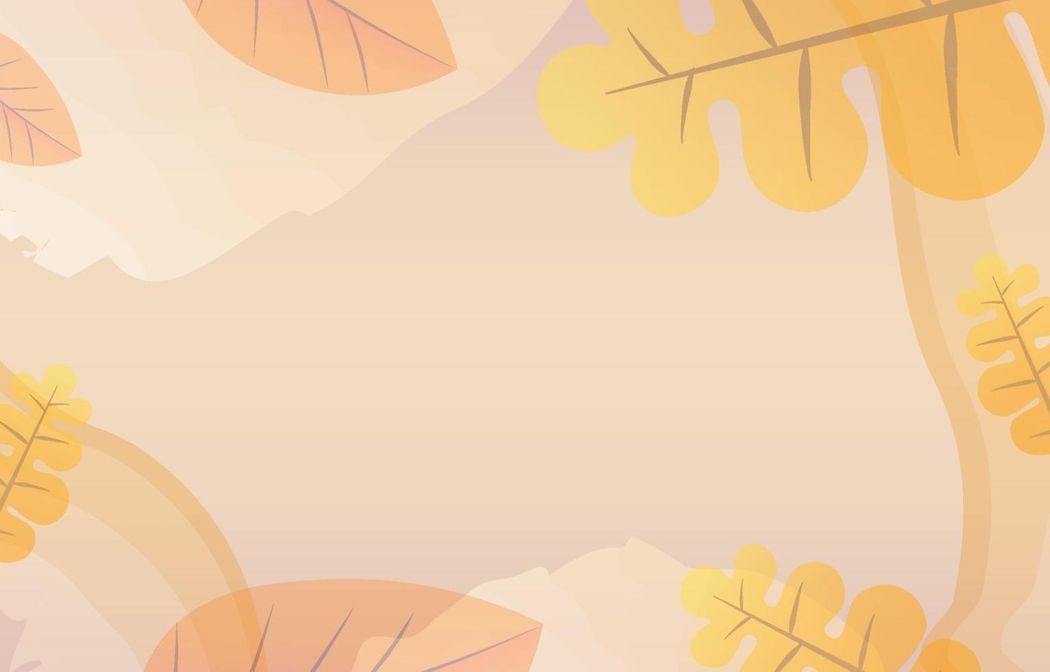 Autumn minimal background decorated with leaves golden yellow and  watercolor. fall concept,For wallpaper, postcards, greeting cards, website  pages, banners, online sales. Vector illustration 10694910 Vector Art at  Vecteezy