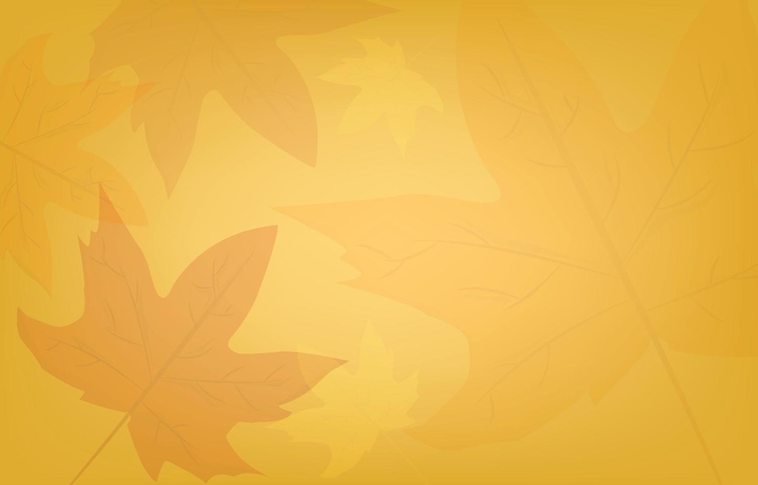 Autumn background with leaves golden yellow. fall concept,For wallpaper, postcards, greeting cards, website pages, banners, online sales. Vector illustration