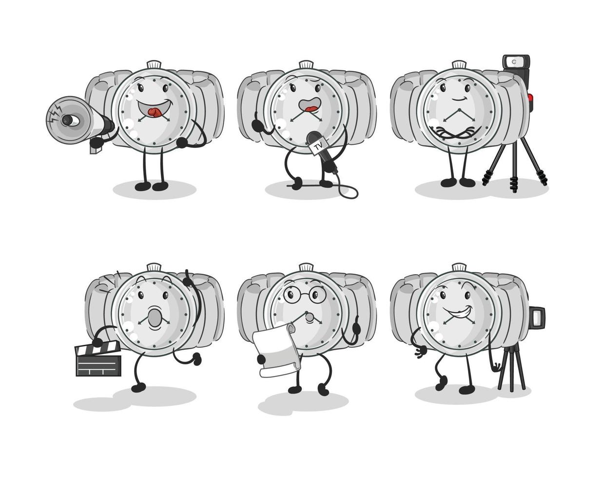 wristwatch cute cartoon vector