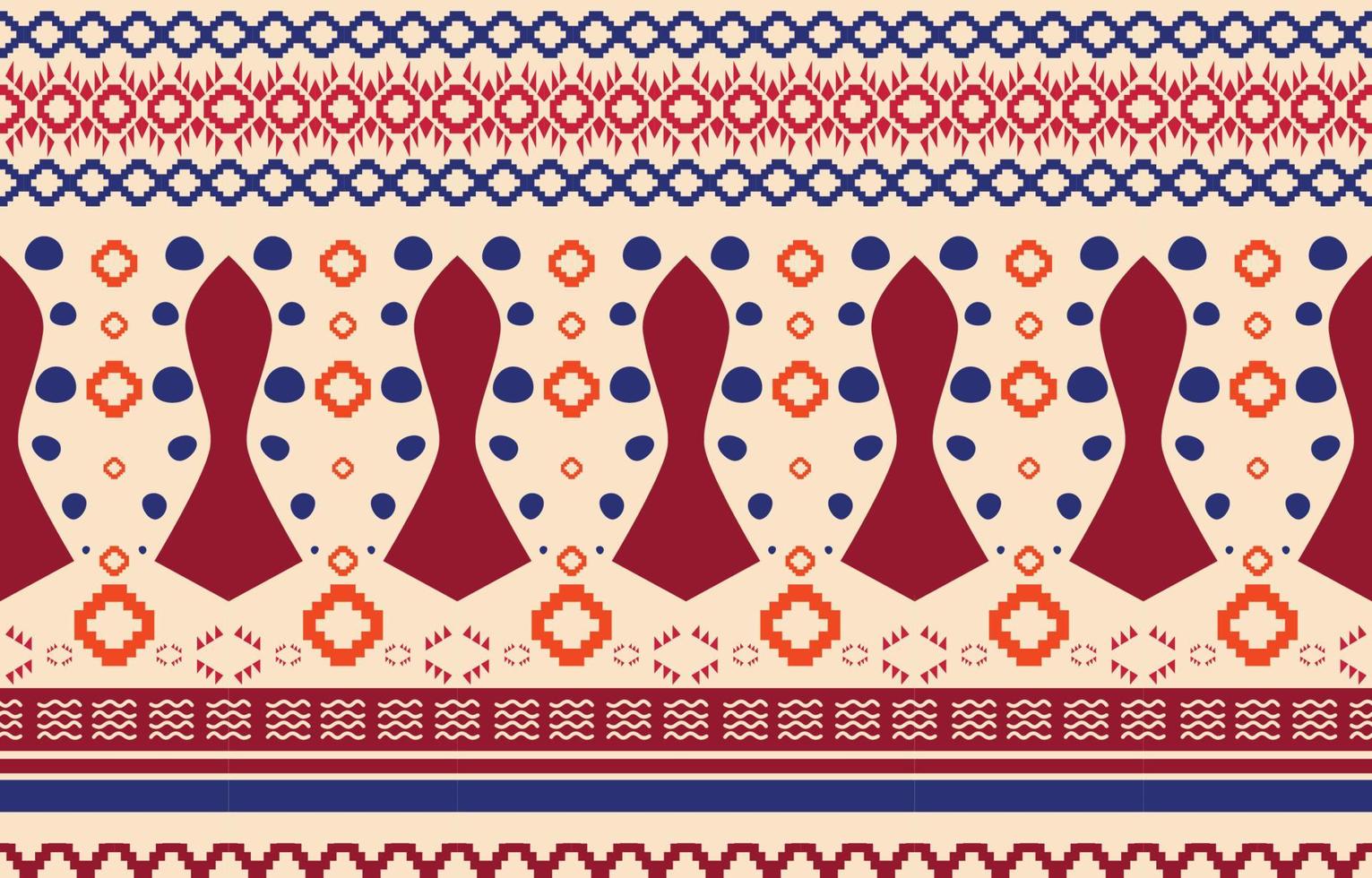 African geometric oriental tribal ethnic pattern. traditional background. Design for carpet,wallpaper,clothing,wrapping,batik,fabric,Vector illustration embroidery style. vector