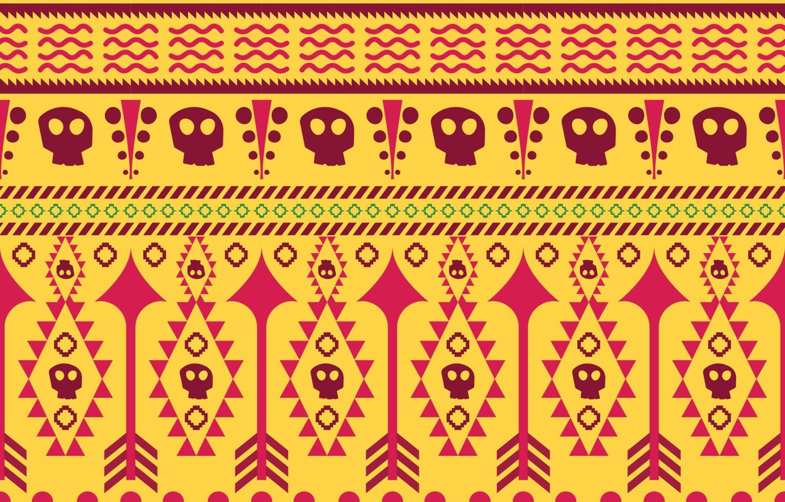 African geometric oriental tribal ethnic pattern. traditional background. Design for carpet,wallpaper,clothing,wrapping,batik,fabric,Vector illustration embroidery style. vector