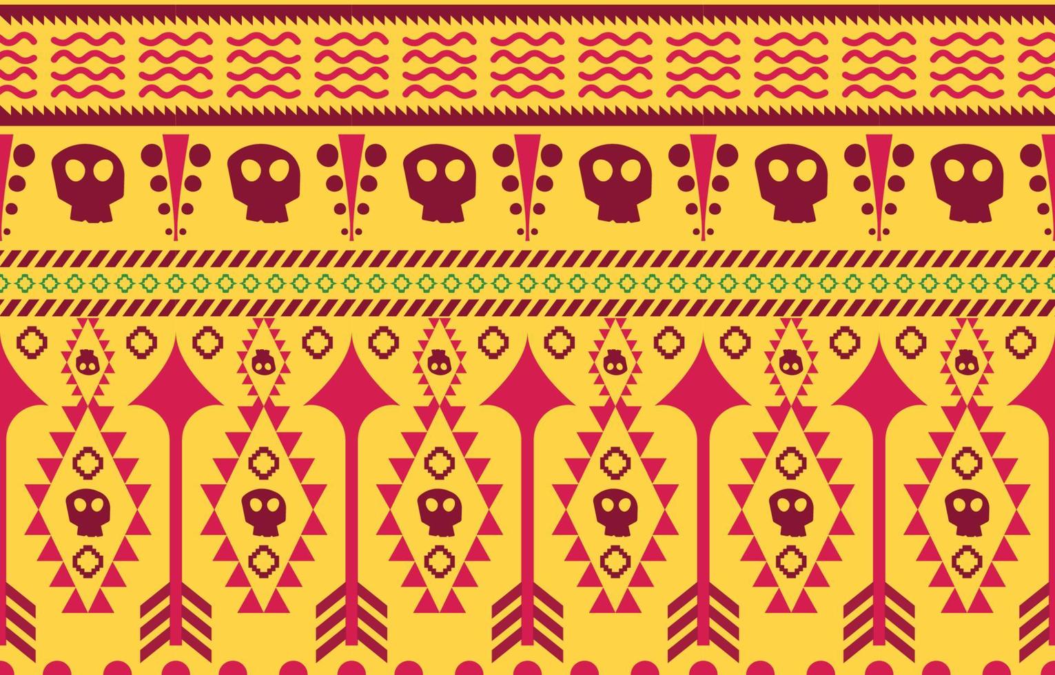 African geometric oriental tribal ethnic pattern. traditional background. Design for carpet,wallpaper,clothing,wrapping,batik,fabric,Vector illustration embroidery style. vector