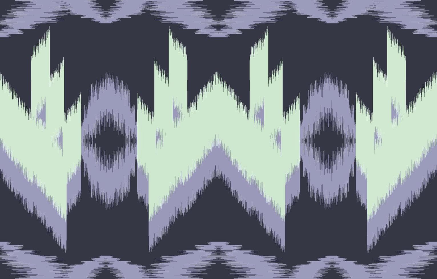 fabric ikat seamless pattern geometric ethnic traditional embroidery style.Design for background,carpet,mat,sarong,clothing,Vector illustration. vector