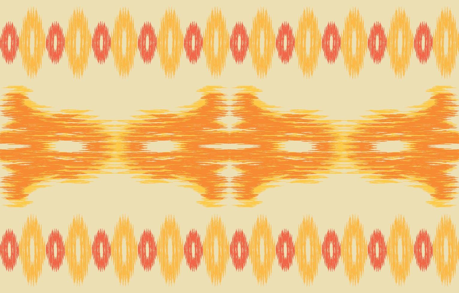 fabric ikat seamless pattern geometric ethnic traditional embroidery style.Design for background,carpet,mat,sarong,clothing,Vector illustration. vector