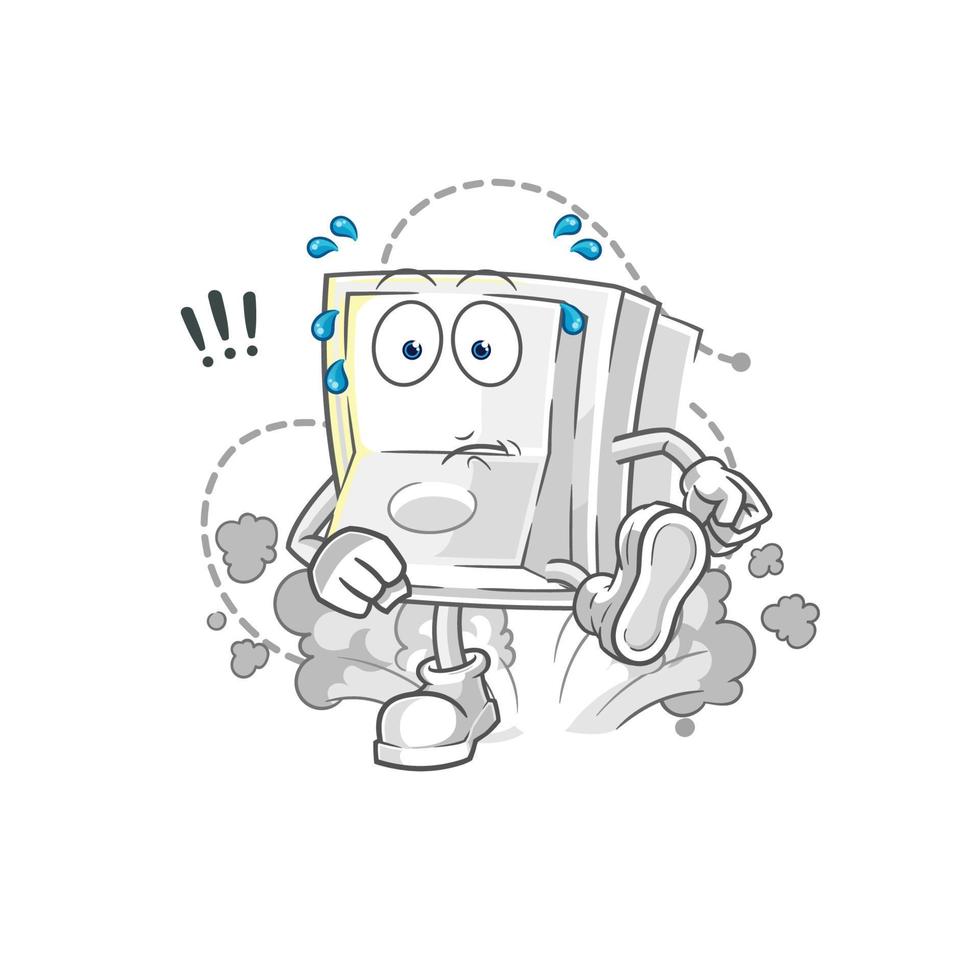 light switch cartoon vector