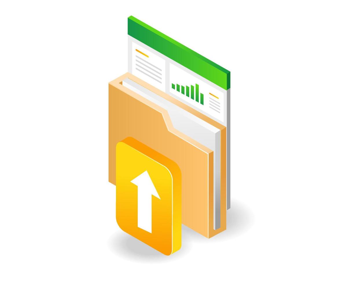 Sending email marketing analysis data transfer vector
