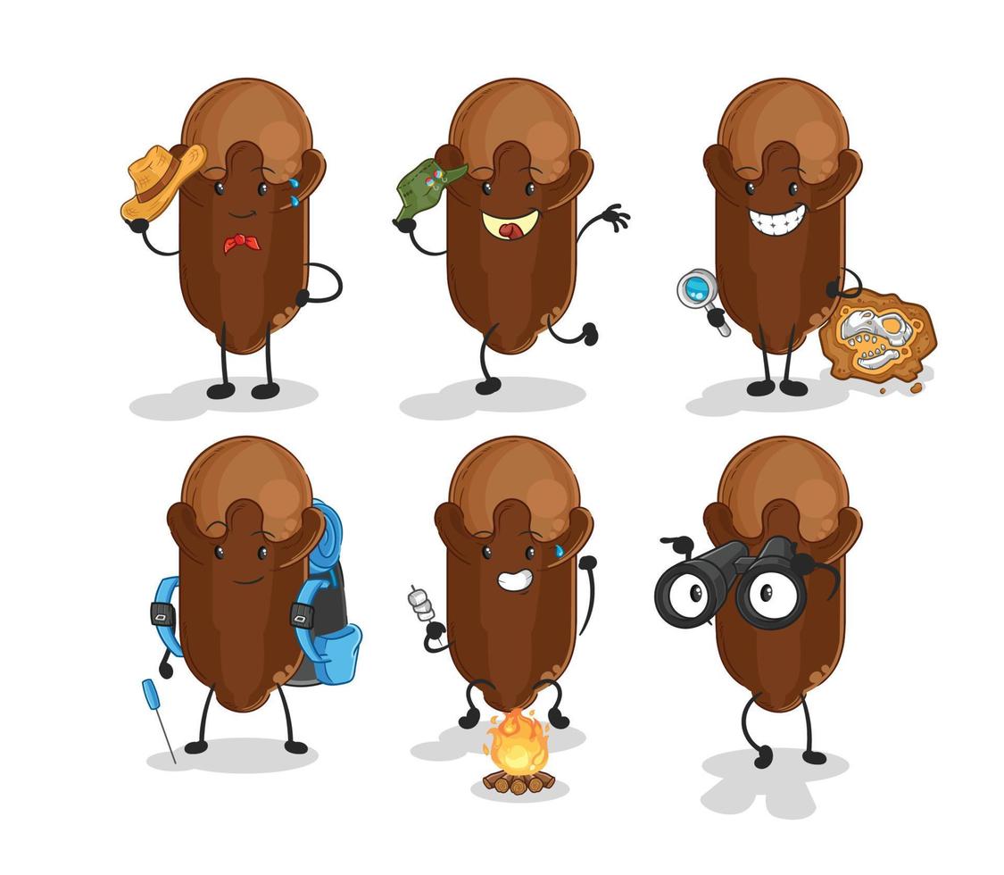 clove mascot vector