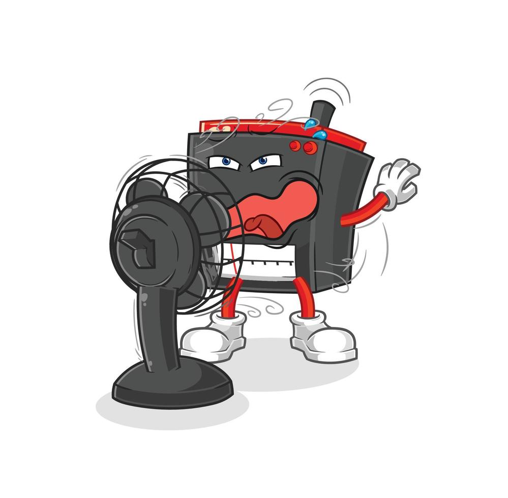 radio cute cartoon vector