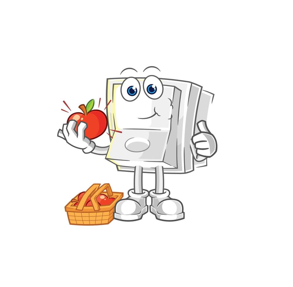 light switch cartoon vector