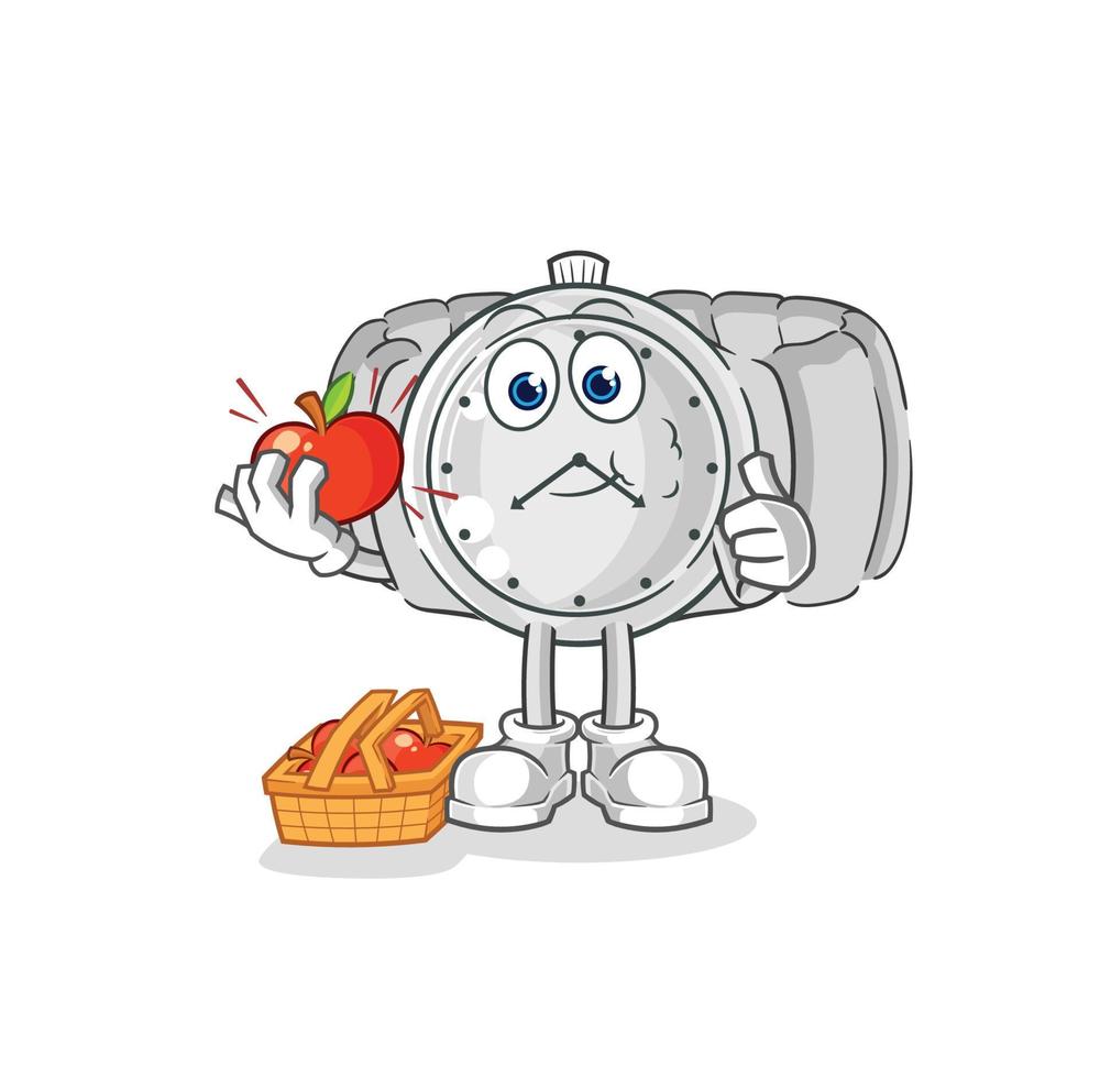 wristwatch cartoon vector
