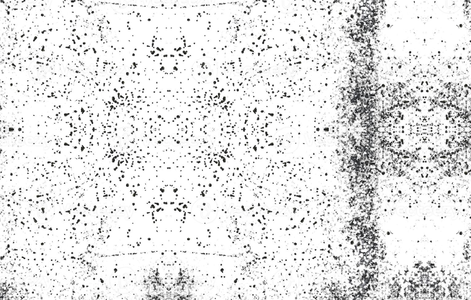 Grunge Black And White Urban. Dark Messy Dust Overlay Distress Background. Easy To Create Abstract Dotted, Scratched, Vintage Effect With Noise And Grain photo