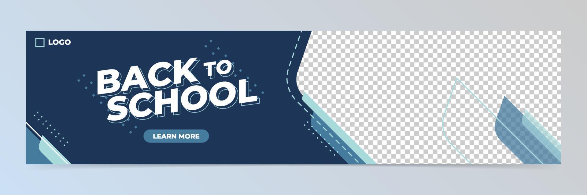 Modern abstract banner design template vector