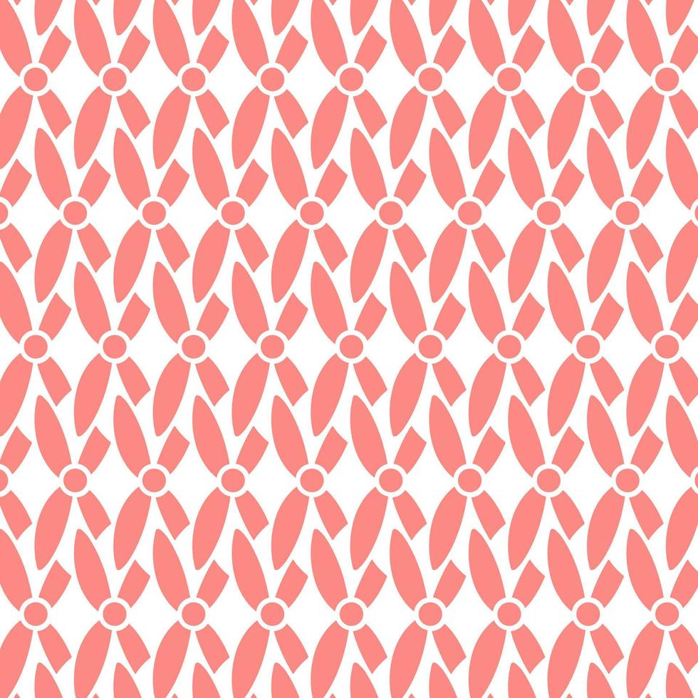 pink geometric pattern on white background. Repeating texture design. vector