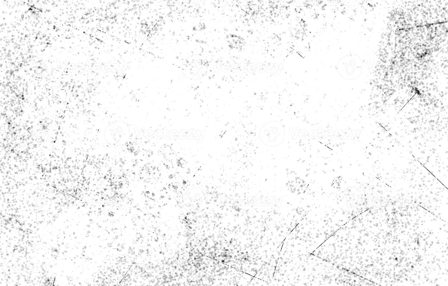 Grunge Black And White Urban. Dark Messy Dust Overlay Distress Background. Easy To Create Abstract Dotted, Scratched, Vintage Effect With Noise And Grain photo