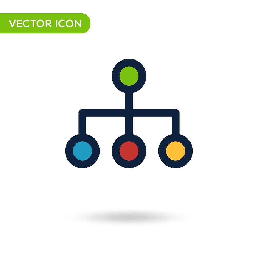 icono de cooperación de gestión. icono mínimo y creativo aislado sobre fondo blanco. marca de símbolo de ilustración vectorial vector