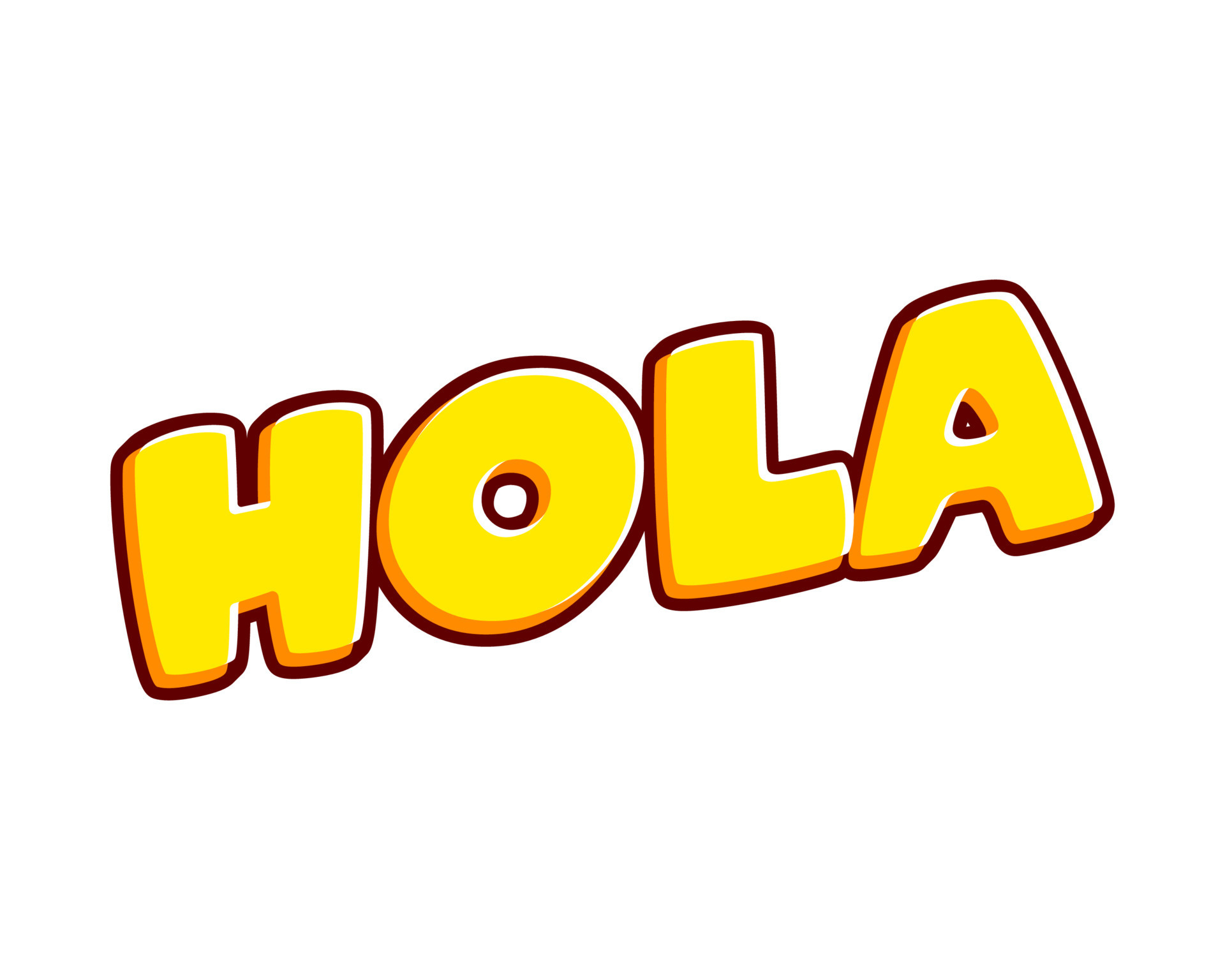 Spanish Hola Clipart