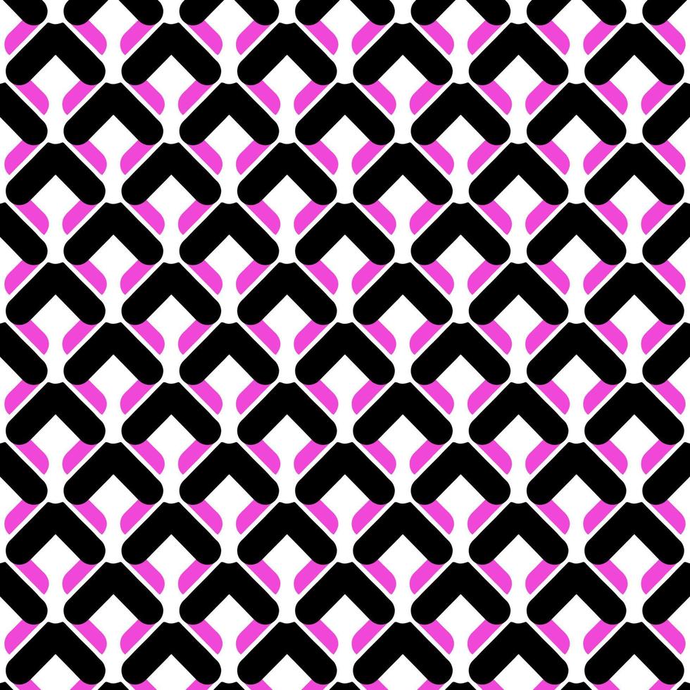 Geometric background. Vector illustration. Abstract pattern pink and black colour. Modern design for fabric, decoration, tiles etc.