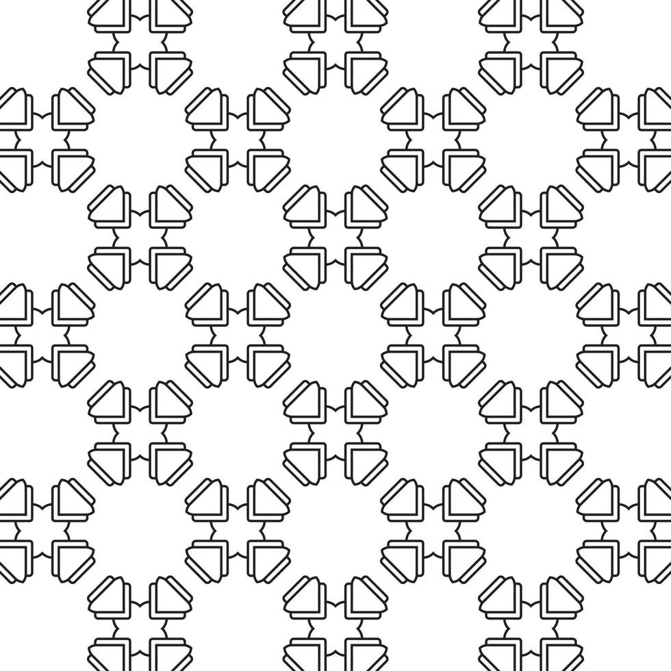 Seamless vector pattern. Background texture in geometric ornamental style.