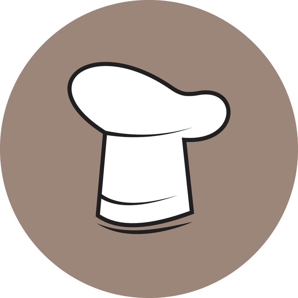 logotipo de gorro de cocinero vector