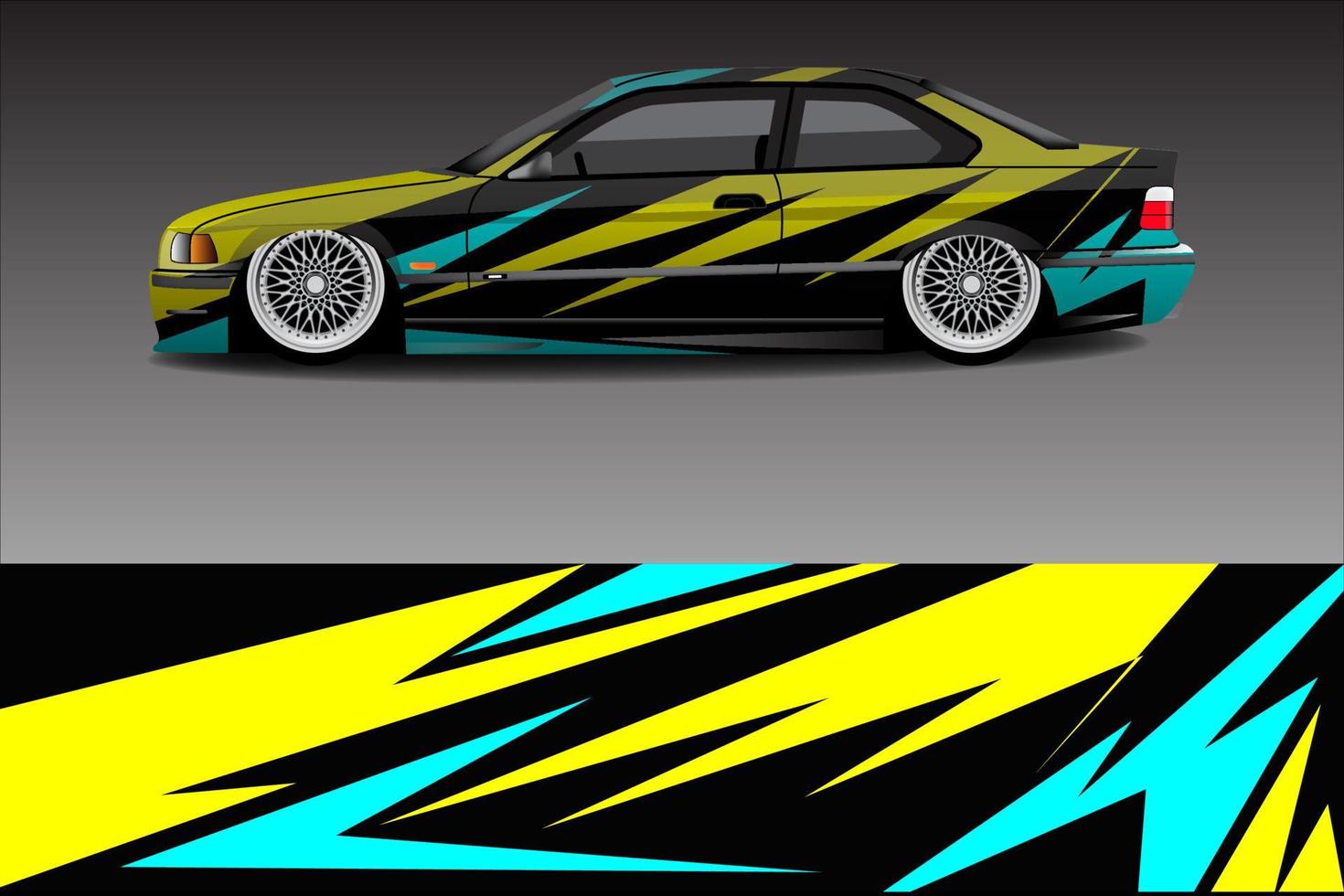 Race car livery design vector