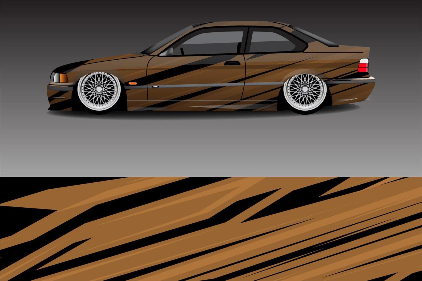 Race car livery design vector