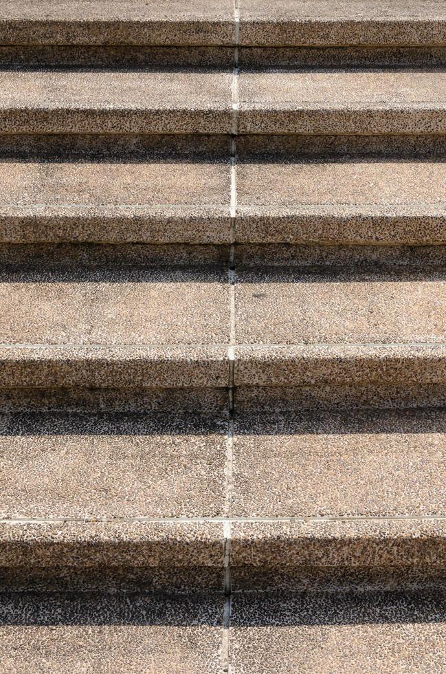 Rough Texture of Pebble Stair photo