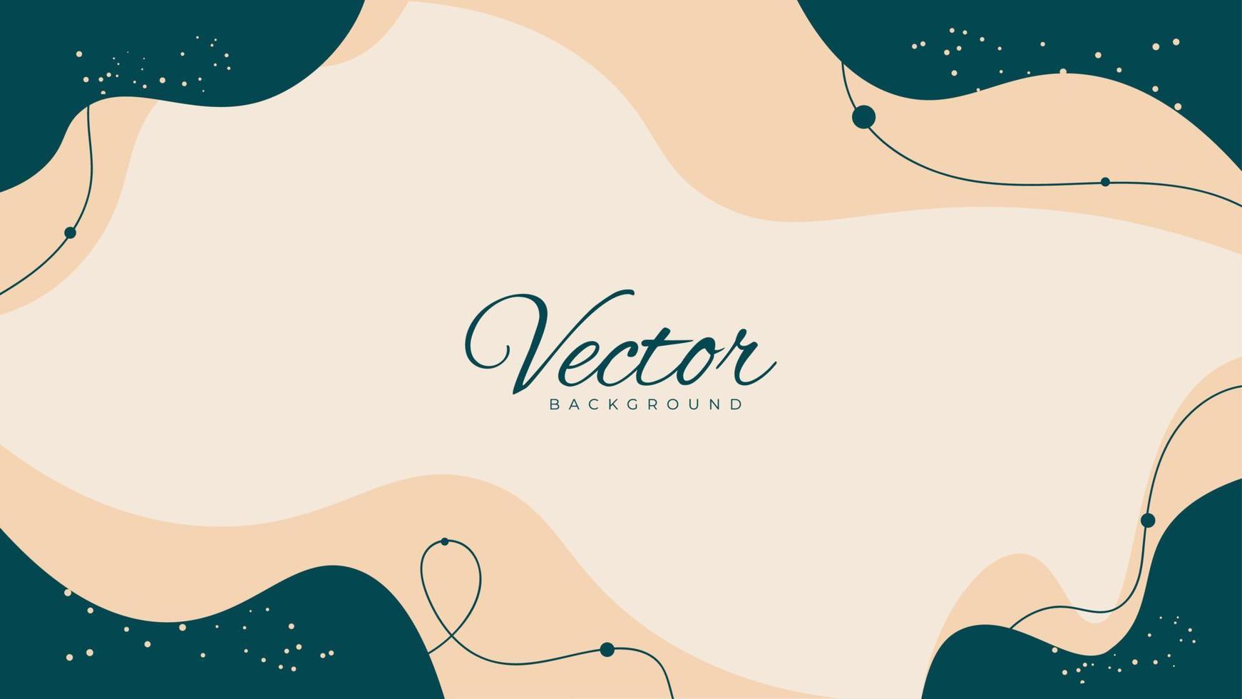 Abstract organic Minimal and Gold long vector banner, Organic shape hand draw summer background design with copy space for text. for home , cover, wallpaper. banner. wall framed prints, can