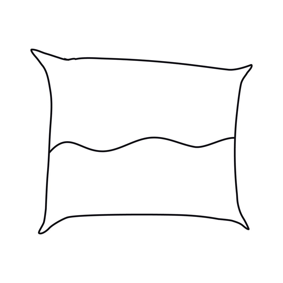 vector dibujado a mano ilustración lineal plana