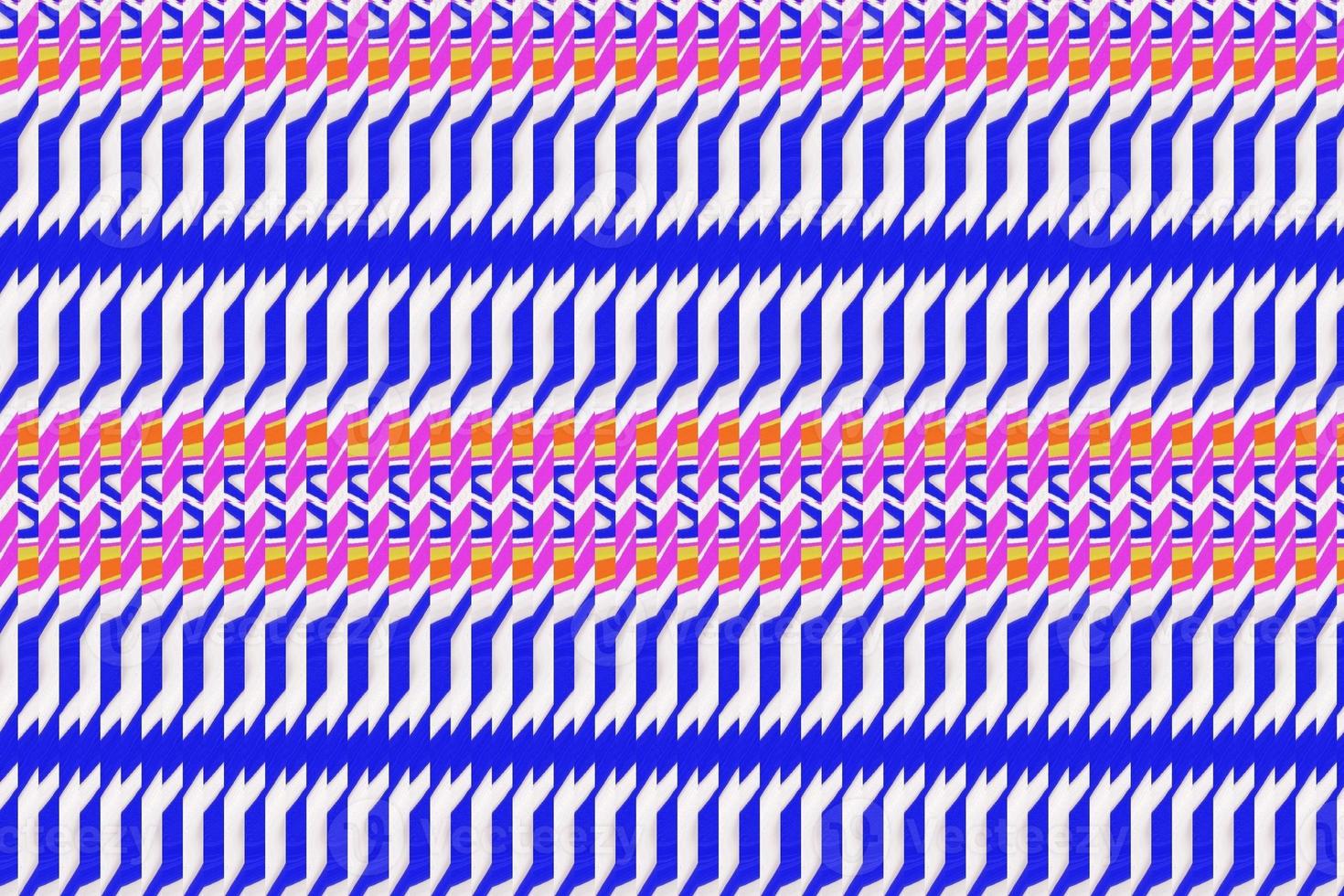Modern stylish texture. Geometric striped ornament. Monochrome linear braids. ethnic pattern photo
