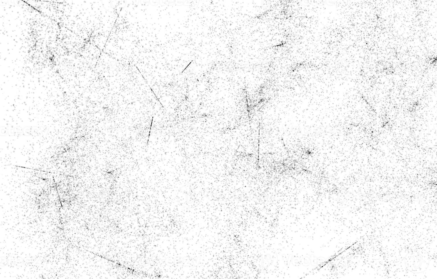 Grunge Black And White Urban. Dark Messy Dust Overlay Distress Background. Easy To Create Abstract Dotted, Scratched, Vintage Effect With Noise And Grain photo