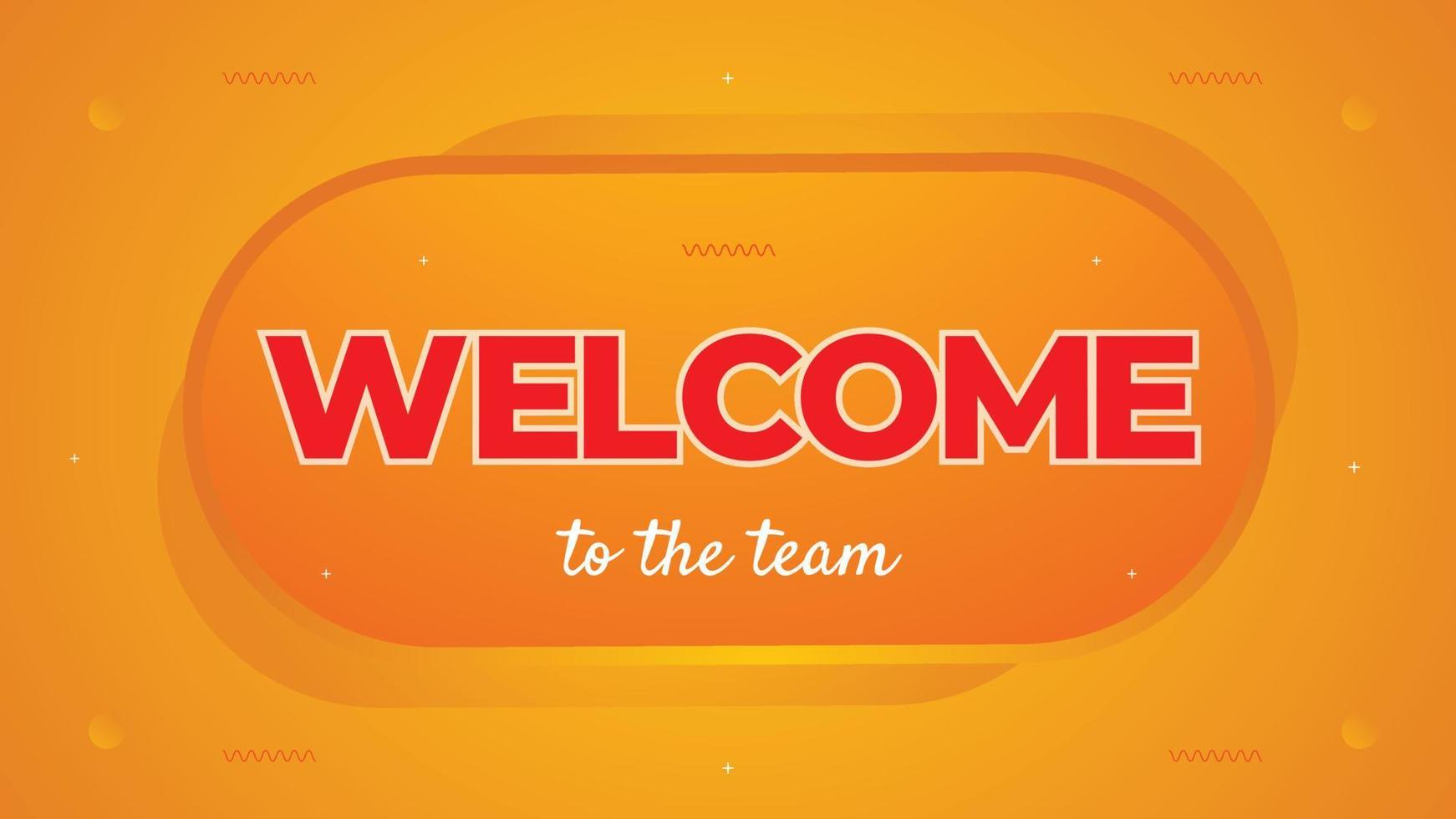 Welcome banner and sign with colorful background design vector