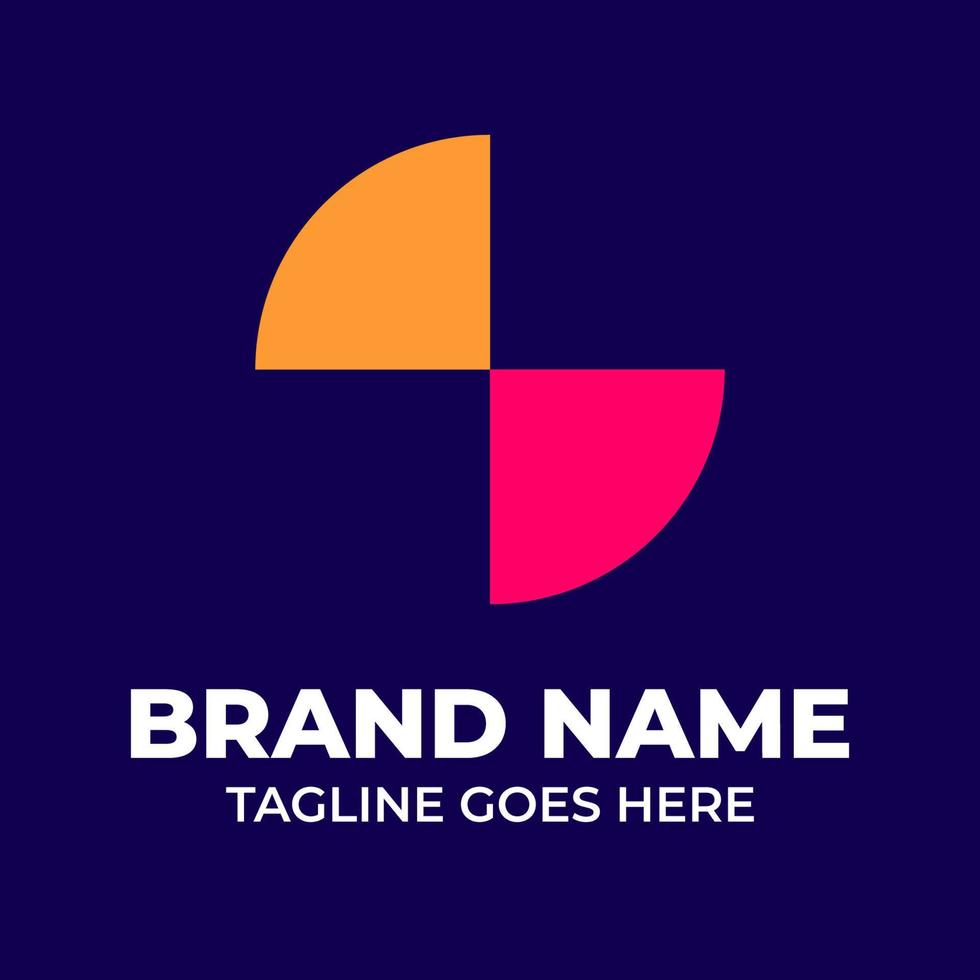 Logo is the brand identity of a company, this logo with guideline style guide vector