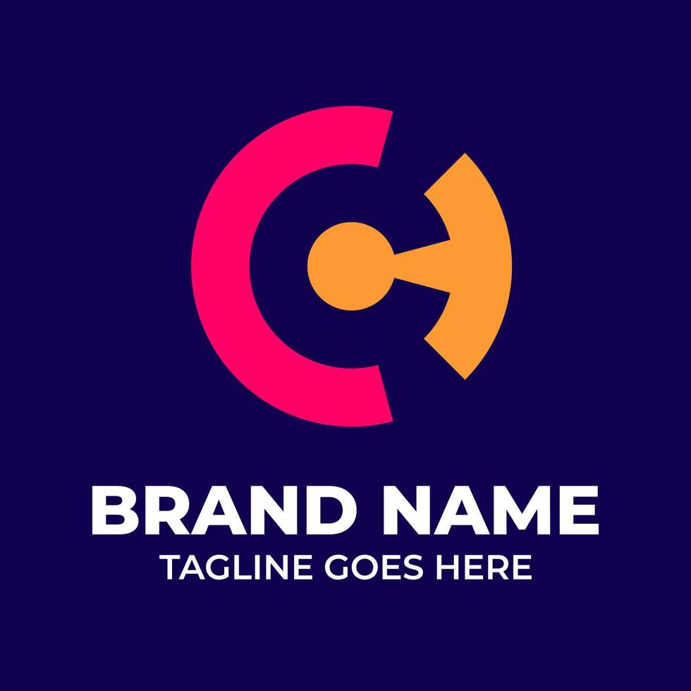 Logo is the brand identity of a company, this logo with guideline style guide vector