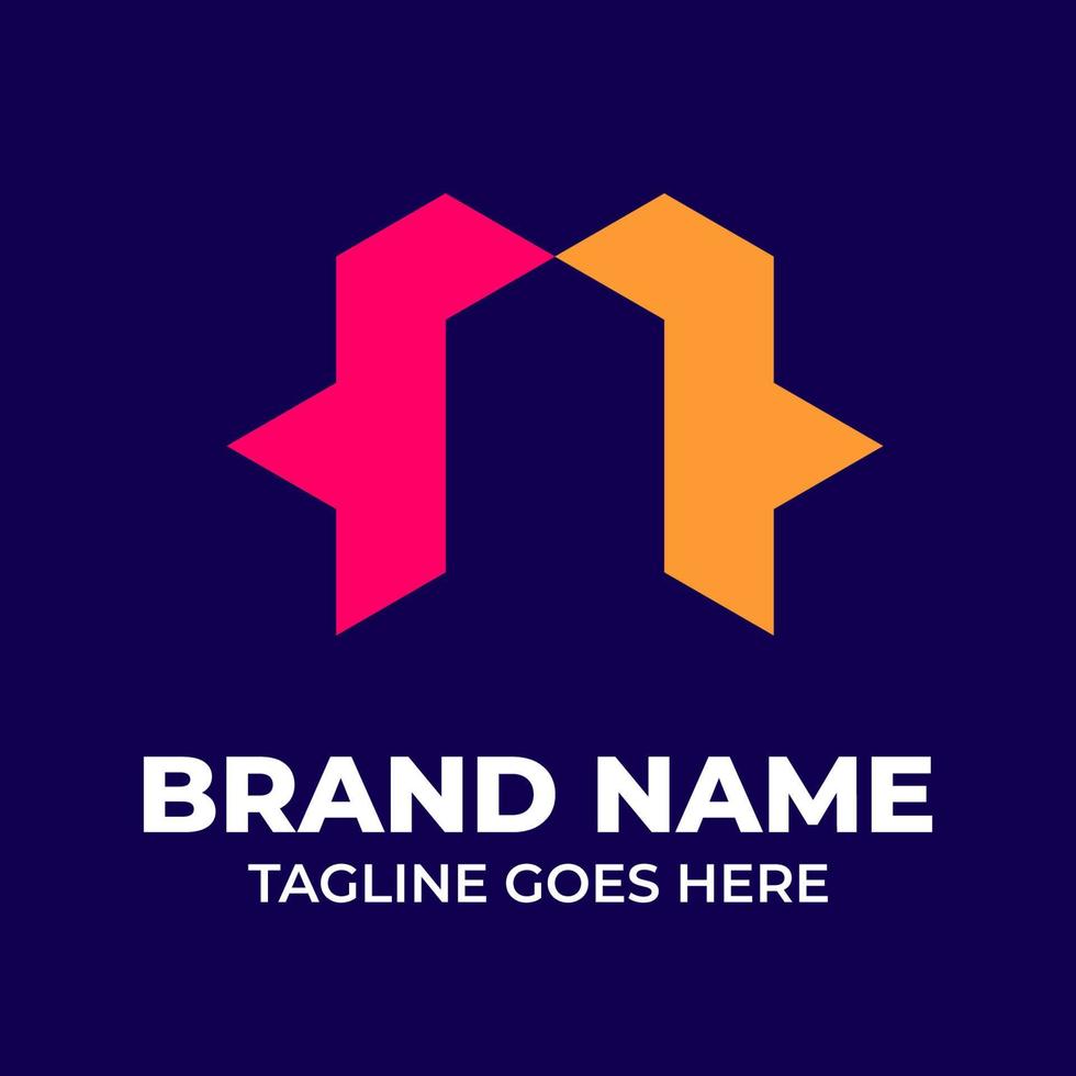 Logo is the brand identity of a company, this logo with guideline style guide vector