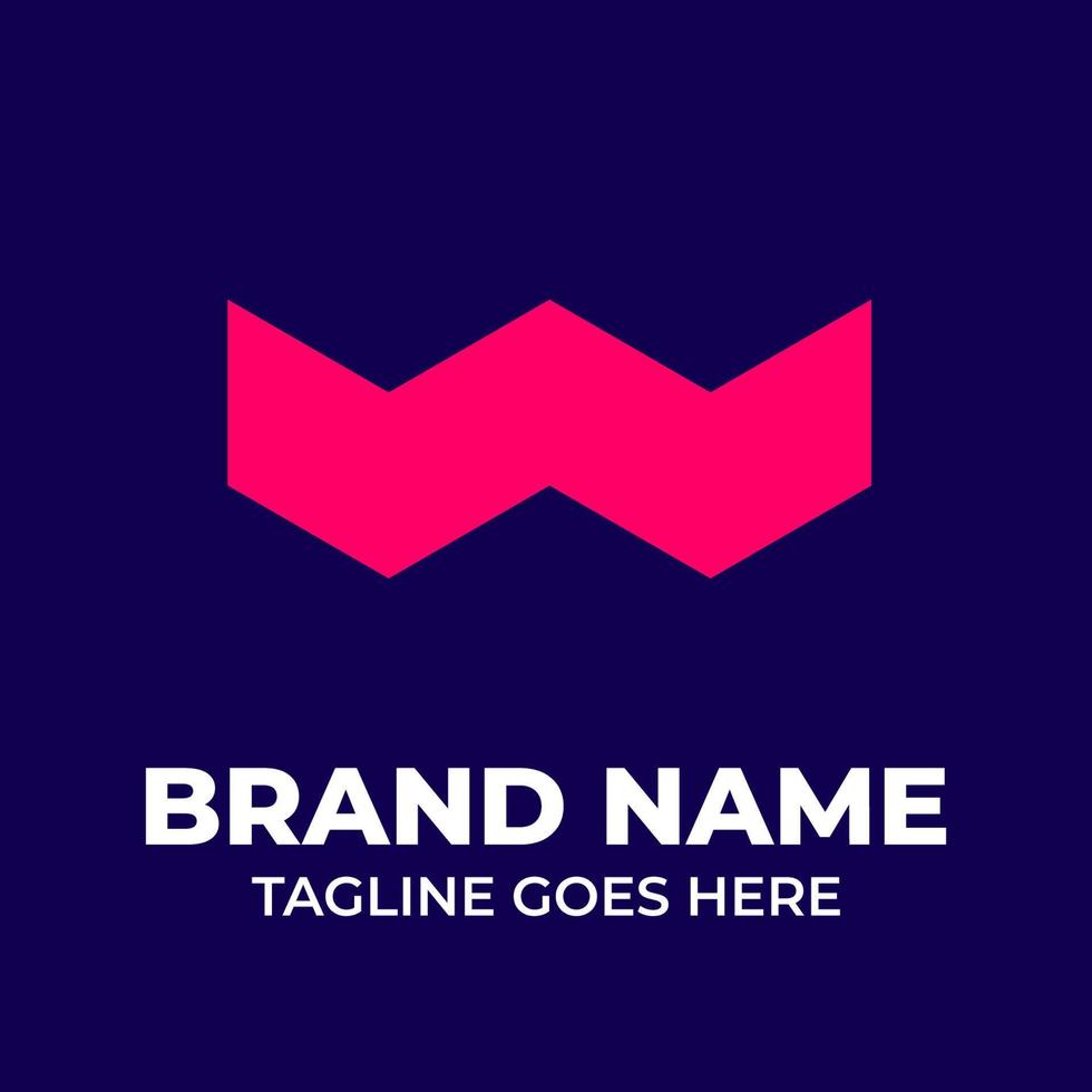 Logo is the brand identity of a company, this logo with guideline style guide vector