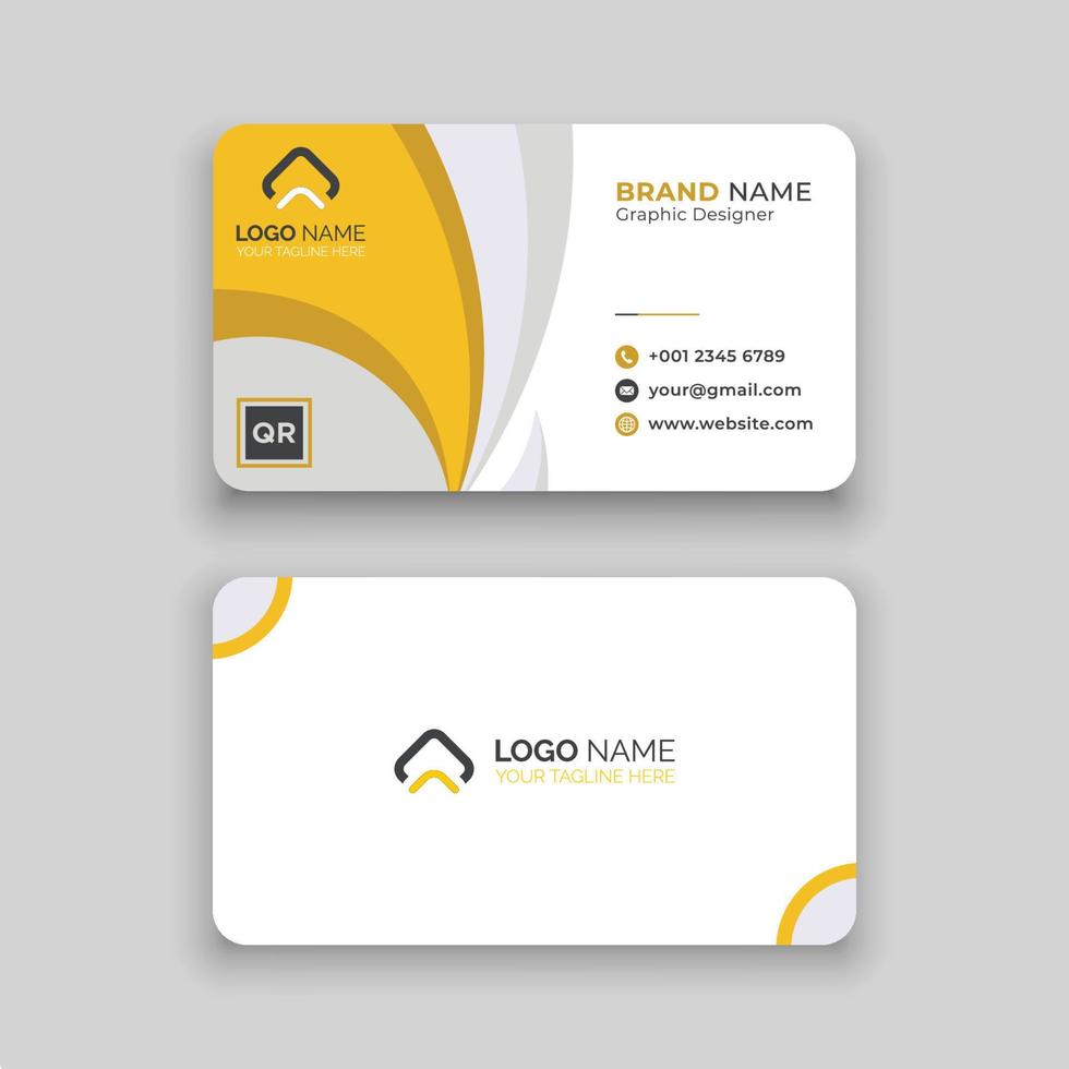Business card design template vector