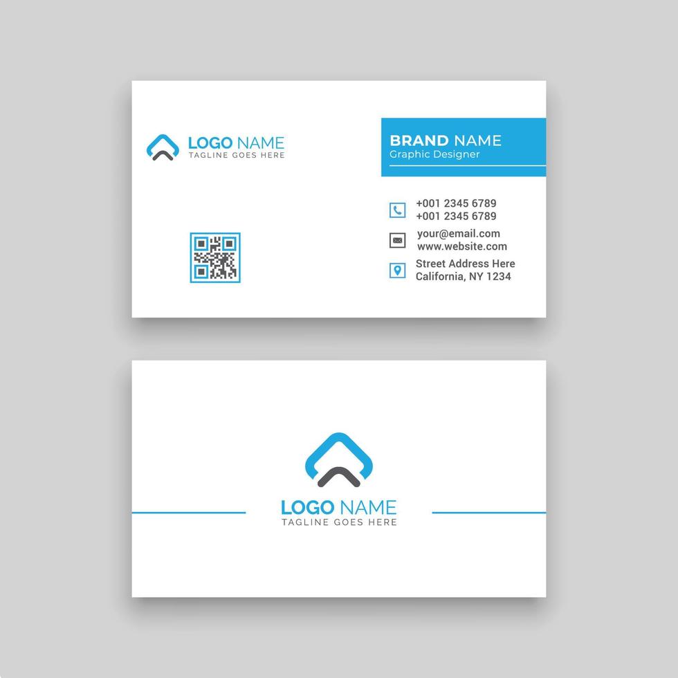 Business card design template vector