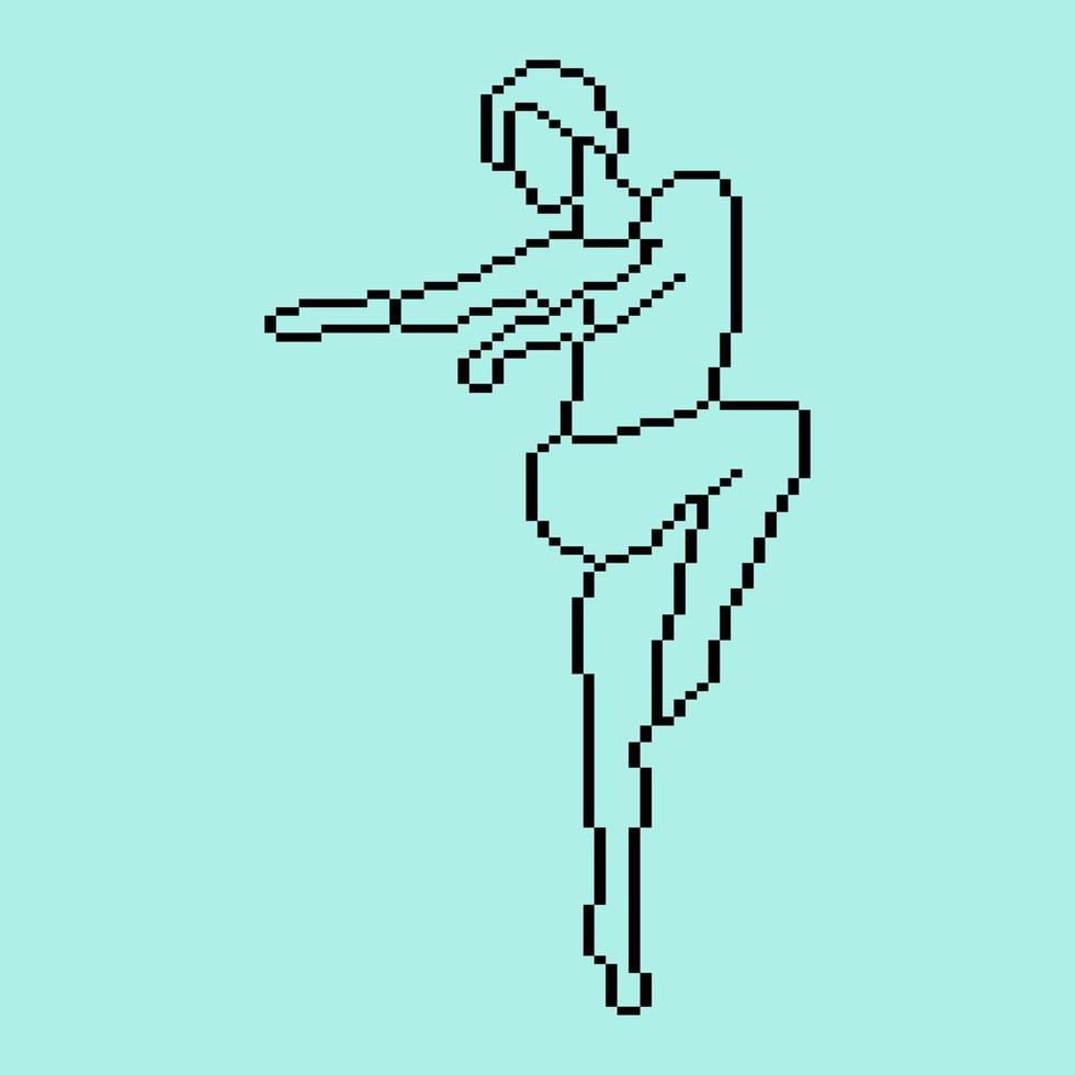 Pixeled human element vector