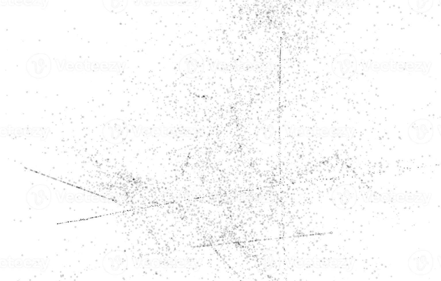 Monochrome particles abstract texture.Overlay illustration over any design to create grungy vintage effect and depth. photo